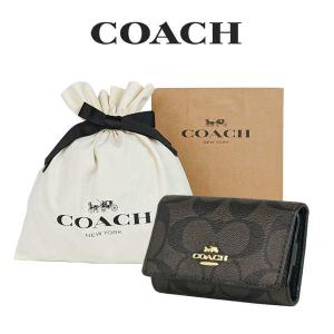 【コーチ巾着＆紙袋付き・ラッピング済み】 ギフトセット コーチ COACH アウトレット レディース 小物 キーケース F77998 IMAA8｜importlotus