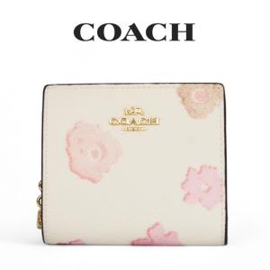 コーチ COACH アウトレット レディース 財布 ミニ財布 CR797 IMCAH(チョークマルチ) 花柄｜importlotus