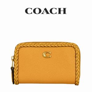 コーチ COACH アウトレット レディース 小物 カードケース CJ876 B4/UA(ブラス×バターカップ) イエロー｜importlotus