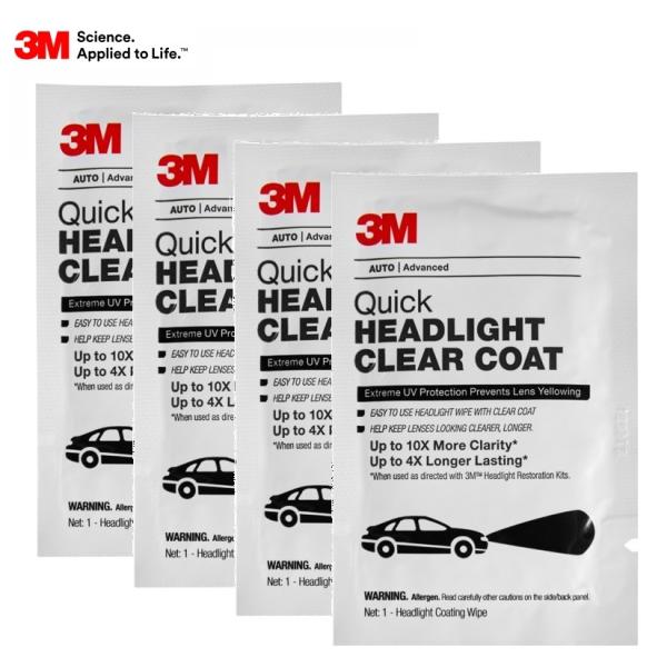 (3M)スリーエム 4袋 コーティング剤のみ ヘッドライト クリア コート 32516 輸入品