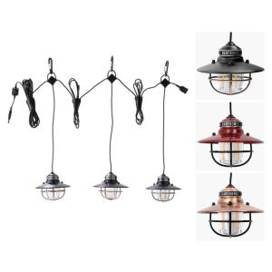 [ベアボーンズ リビング] Barebones Living Edison Pendant String Lights エジソンストリングライト [輸入品]