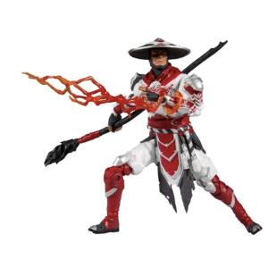 マクファーレントイズ モータルコンバット ライデン 血まみれホワイトホットフューリースキン 7インチ アクションフィギュア 輸入品