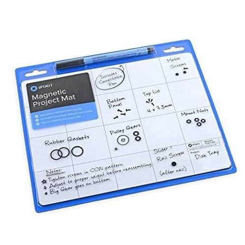 iFixit分解時のネジの紛失をくっつけて予防！マグネット プロジェクトマット Magnetic P...