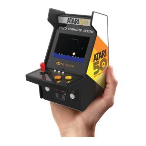 My Arcade Atari マイクロプレイヤープロ 100ゲーム 6.75インチ ミニアーケードマシン 完全に遊べるビデオゲーム コレクター向け (輸入版)【新品】｜IMPORT ONE