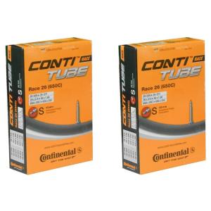 2本セット コンチネンタル Continental Race26 仏式チューブ 650x20-25C  輸入品