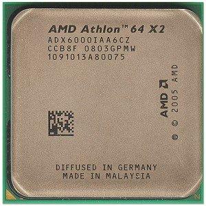 AMD Athlon 64 x2 6000 + ウィンザー 3.0 GHz 2 x 1 MB l2 ...