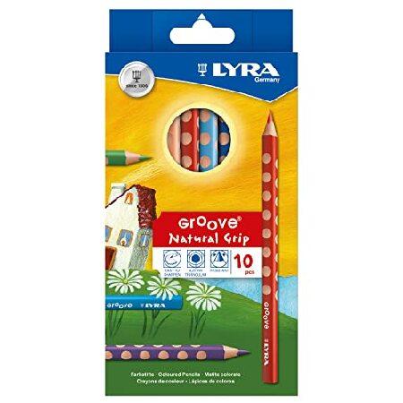 リラ LYRA 文具 色鉛筆 三角グリップ 美しい発色 グルーヴ 10色セット