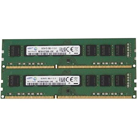 サムスン オリジナル 16GB, (2 x 8GB) 240ピンDIMM, DDR3 PC3-128...