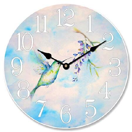 Hummingbird Wall Clock | Ultra Quiet Quartz Mechan...