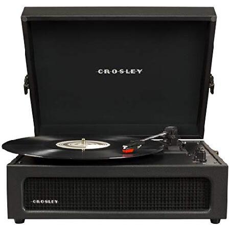 Crosley CR8017A-BK Voyager Vintage Portable Turnta...