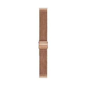 Fossil Women's 16mm Mesh Interchangeable Watch Band Strap, Color: Rose Gold (Model: S161057)｜importselection