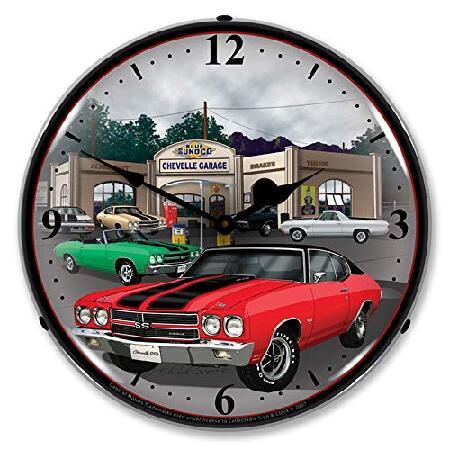 1970 Chevy Chevelle LED Wall Clock, Retro/Vintage,...