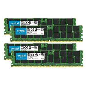 Crucialバンドル。128GB (4 x 32GB) DDR4 PC4-21300 2666MHz RDIMM (4 x CT32G4RFD426｜importselection