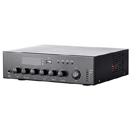 Monoprice Commercial Audio 60W 3CH 100/70V Mixer A...