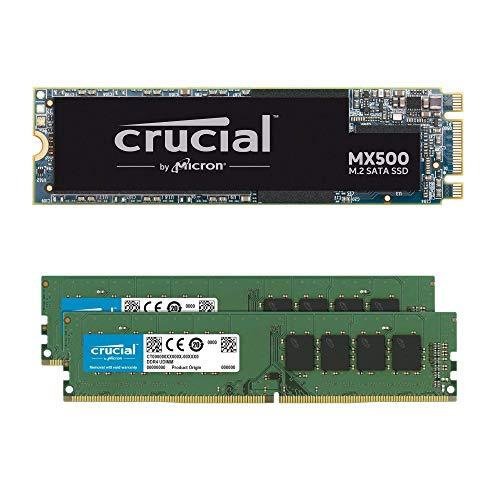 Crucial MX500 1TB M.2 SATA 6Gb SSD Bundle with Cru...