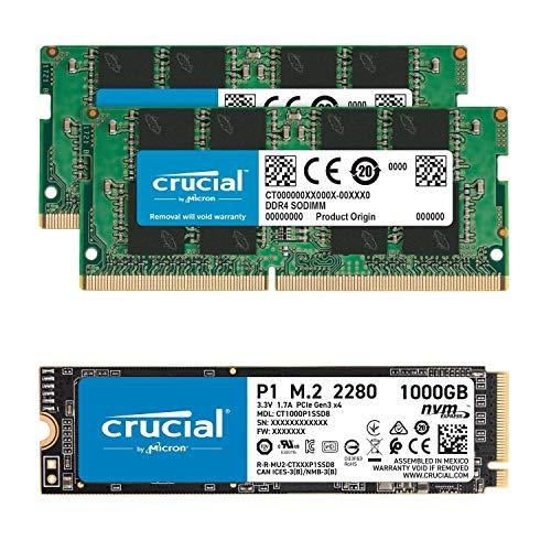 Crucial 32GB (2x16GB) DDR4 2666MHz SODIMM Memory B...