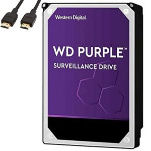 Western Digital - WD 8TB パープル 監視 内蔵ハードドライブ - 7200 RPMクラス SATA 6 Gb/s 256MB キャッシュ 3.5インチ クリプトチアマイニング - WD82PURZ -