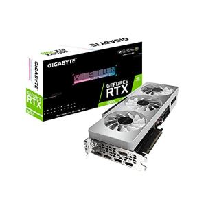 GIGABYTE GeForce RTX 3080 Vision OC 10G (REV2.0) グラフィックカード 3X WINDFORCE ファン、LHR、 10GB 320-bit GDDR6X, GV-N3080VISION OC-10GD REV2.0 ビデ｜importselection