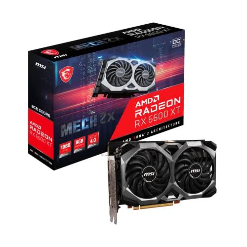 MSI Radeon RX 6600 XT MECH 2X 8G OCV1 グラフィックスボード V...