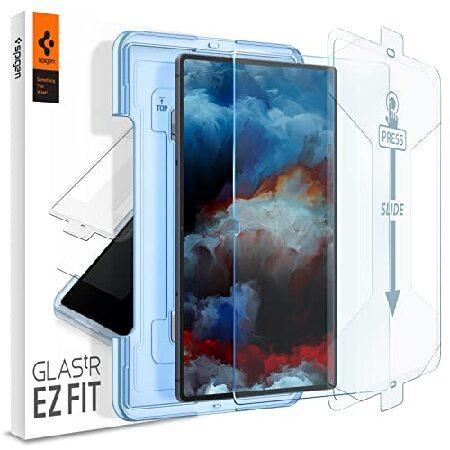 Spigen EZ Fit ガラスフィルム Galaxy Tab S8 Ultra 用 貼り付けキッ...