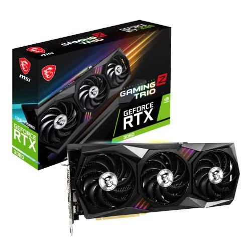 MSI GeForce RTX 3080 GAMING Z TRIO 12G LHR グラフィックス...