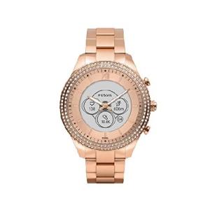 Fossil Stella Gen 6 Hybrid 40mm Stainless Steel Smart Watch, Color: Rose Gold (Model: FTW7063)｜importselection