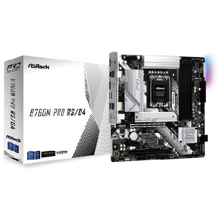 ASRock B760M Pro RS/D4 WiFi (B760 1700 MicroATX) ド...