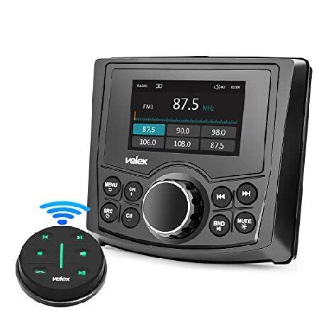 Marine Bluetooth Radio - Waterproof Media Player w...