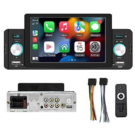 Single Din Car Stereo with Apple Carplay ＆ Android...