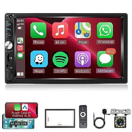 Apple Carplay Double Din Car Stereo Bluetooth, 7 i...