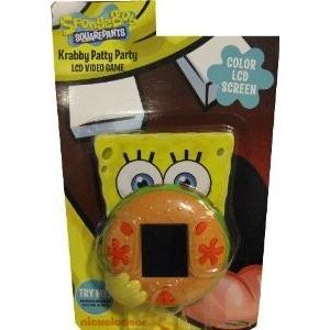 SpongeBob (スポンジボブ) SquarePants Krabby Patty Party LCD Video Game おもちゃ｜importshop