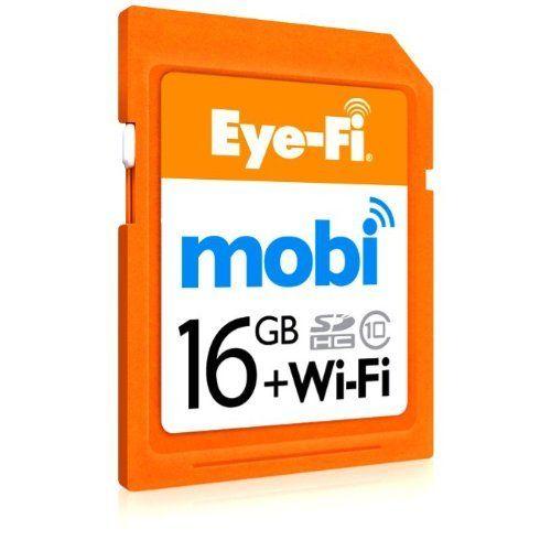 Eye-Fi Mobi 16GB SDHC Class 10 Wireless Memory Car...
