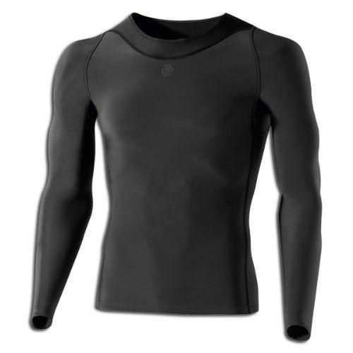 SKINS Men&apos;s Ry400 Recovery Long Sleeve Top Black M...