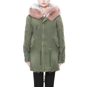 MR&MRS ITALY ミスター＆ミセスイタリー ファー＆フード付 コート