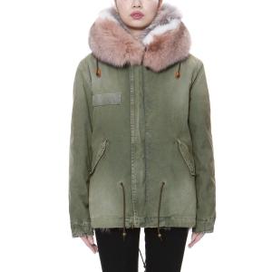 MR&MRS ITALY ミスター＆ミセスイタリー ファー＆フード付 コート