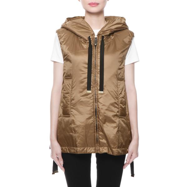 MAX MARA THE CUBE マックス マーラ ザ キューブ フード付 ベスト GREENGO...