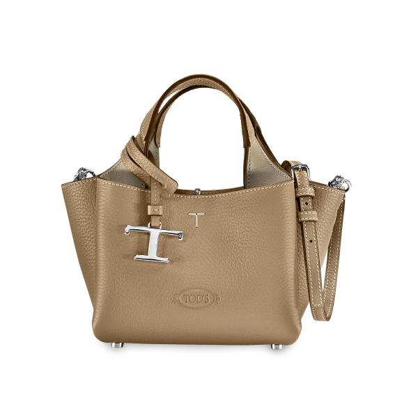 TODS トッズ ショルダー付 ハンドバッグ マイクロ T TIMELESS ティー タイムレス X...