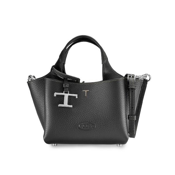 TODS トッズ ショルダー付 ハンドバッグ マイクロ T TIMELESS ティー タイムレス X...