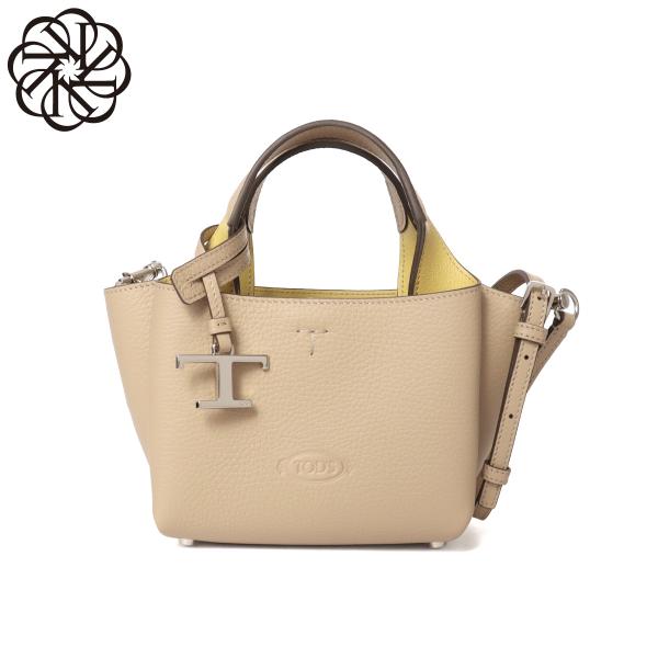 TODS トッズ ショルダー付 ハンドバッグ マイクロ T TIMELESS ティー タイムレス X...