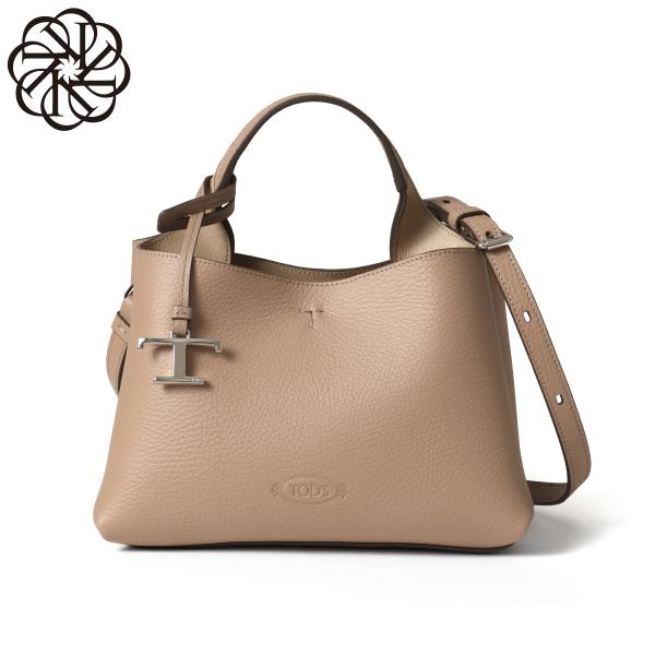 TODS トッズ ショルダー付 ハンドバッグ マイクロ T TIMELESS ティー タイムレス X...