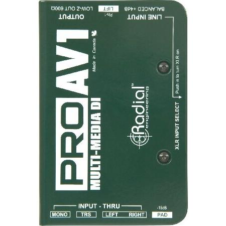Radial Engineering R8001112 Pro AV1 Direct Box by ...