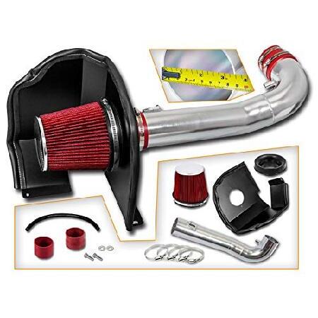 R＆L Racing RED Air Intake Kit + Heat Shield For 14...