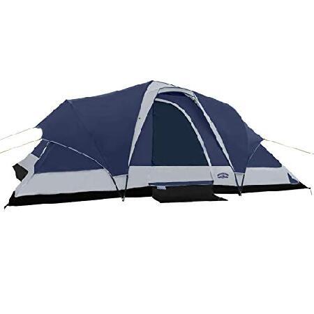 Pacific Pass 8 Person Dome Tent w/ Removable Rain ...
