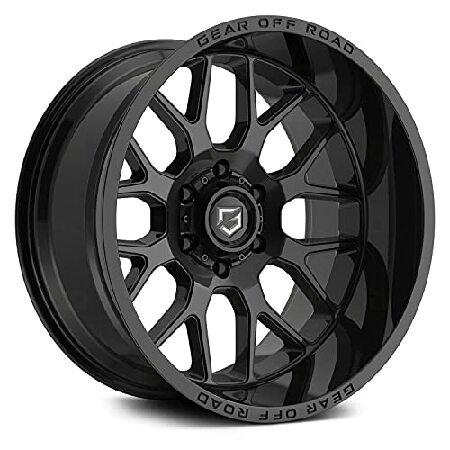 Gear Off Road 763B Raid 20x9 8x6.5&quot; +18mm Gloss Bl...