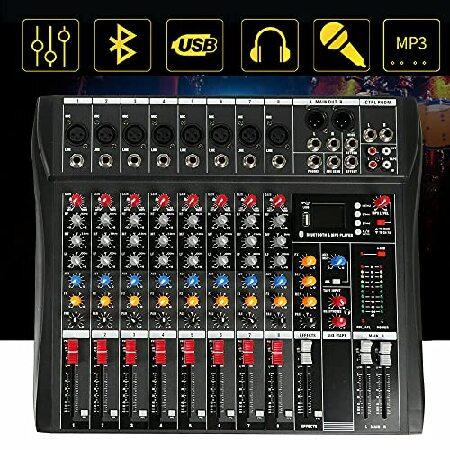 CNCEST Professional Mixer Sound Board Console 8 Ch...