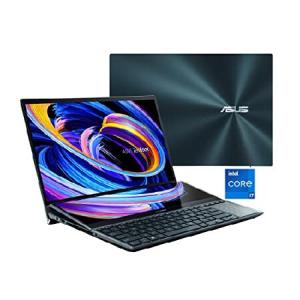 ASUS ZenBook Pro Duo 15 OLED UX582 Laptop, 15.6” OLED 4K Touch Display, Intel Core i9-12900H, 32GB, 1TB, GeForce RTX 3060 Laptop GPU, ScreenPad Plus,
