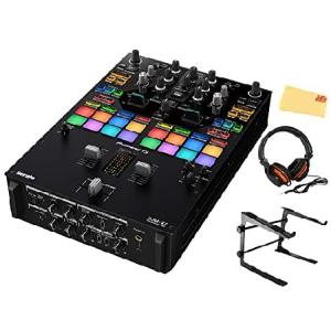 Pioneer DJM-S7, DJ Mixer Bundle with Stand, Headphones, and Austin Bazaar Polishing Cloth