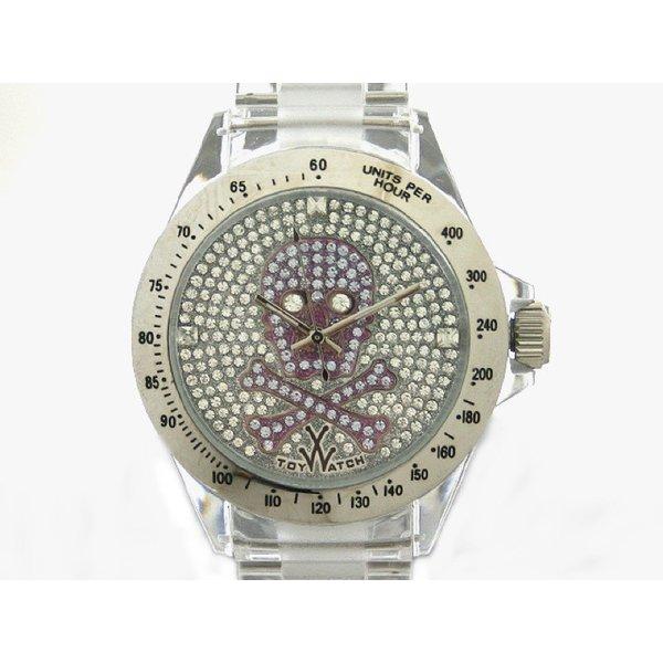 TOYWATCH トイウォッチ SKULL COLLECTION 腕時計 3001-PU スカル×ジ...