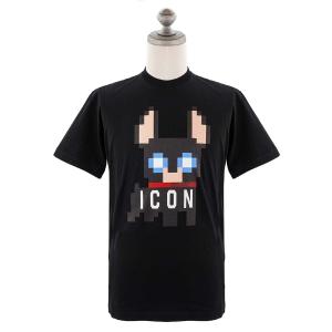 DSQUARED2 ディースクエアード 半袖Tシャツ S79GC0073 S23009 ICON CIPRO COOL T-SHIRT メンズ 男性 900 BLACK ブラック｜importteresa