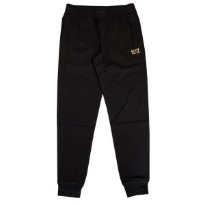 EMPORIO ARMANI EA7 エンポリオアルマーニ イーエーセブン エアセッテー スウェットパンツ 8NPP53 PJ05Z PANTALONI メンズ ブラック×ゴールド｜importteresa